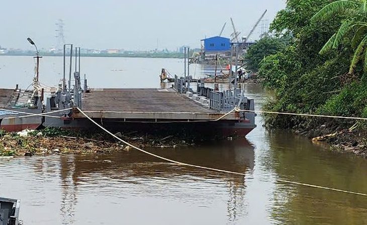 cau-phao-ninh-cuong-3-1726819705763622888025 Công bố tình huống khẩn cấp về thiên tai để sớm sửa cầu phao Ninh Cường - Ảnh 1.